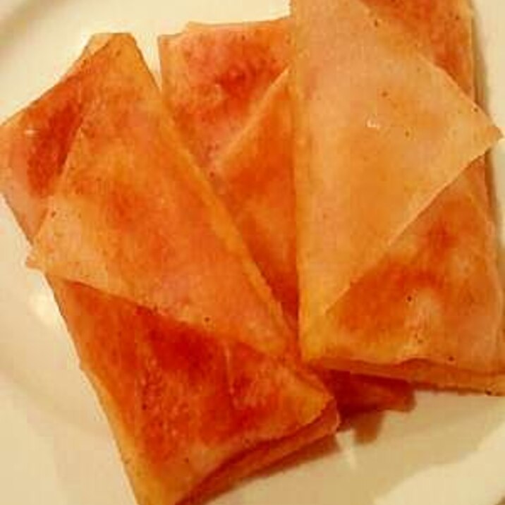 ベーコンとチーズの春巻き